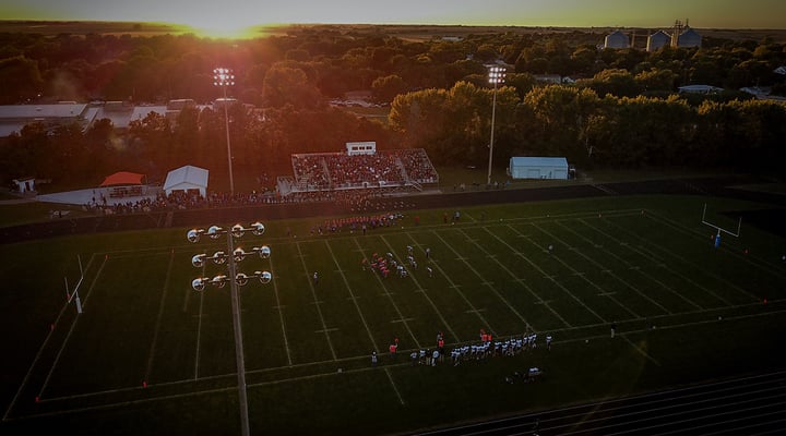 Outdoor-turf-field-night