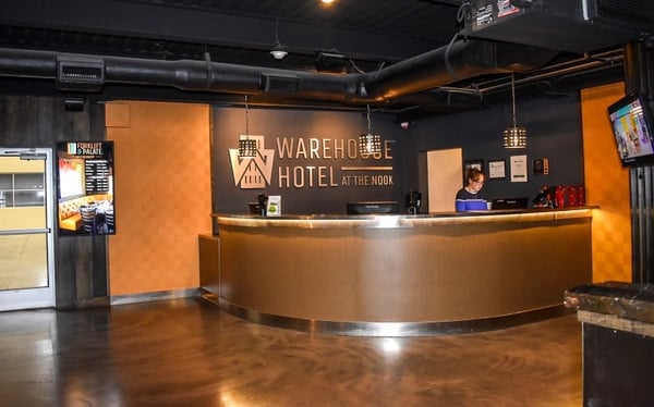 Warehouse Hotel in Spooky Nook Sports Complex