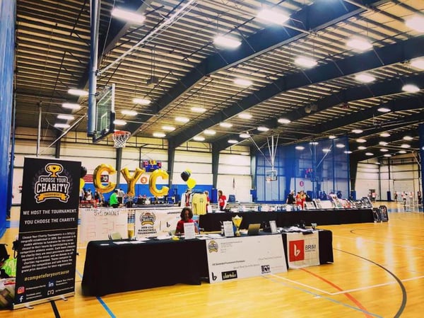 Charity basketball event at Starland Sportsplex